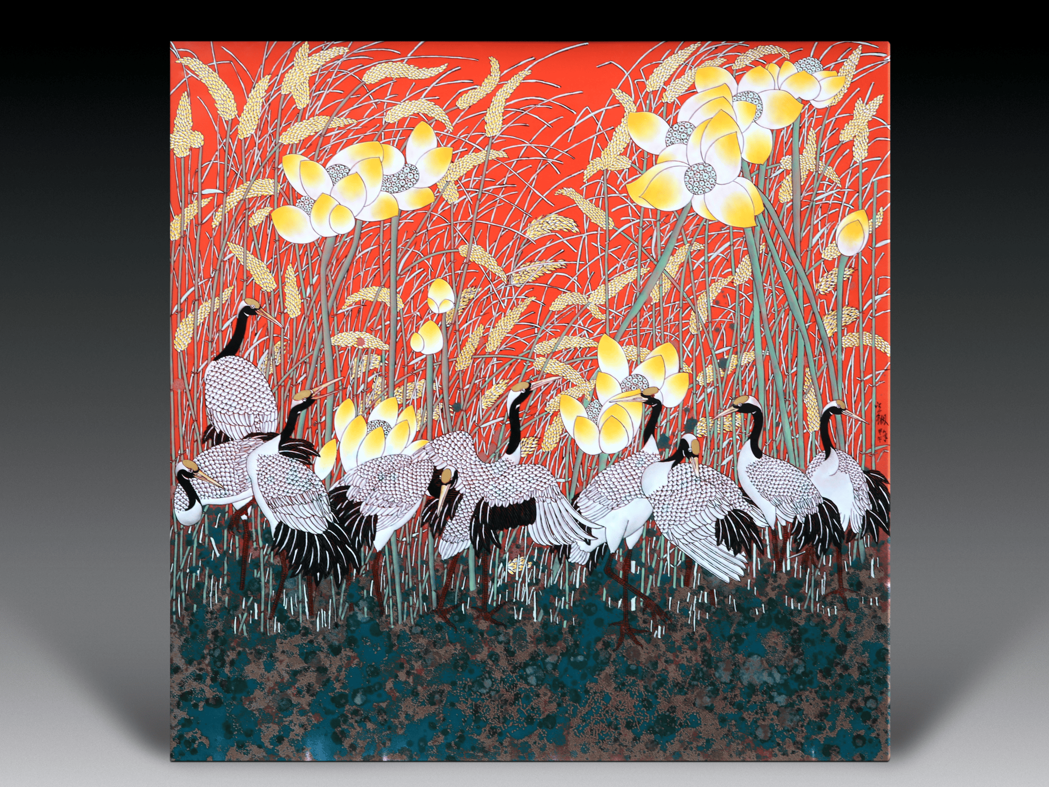 Jingdezhen Ceramic Plaque | Suisui Hehe (Yearly Harmony) III