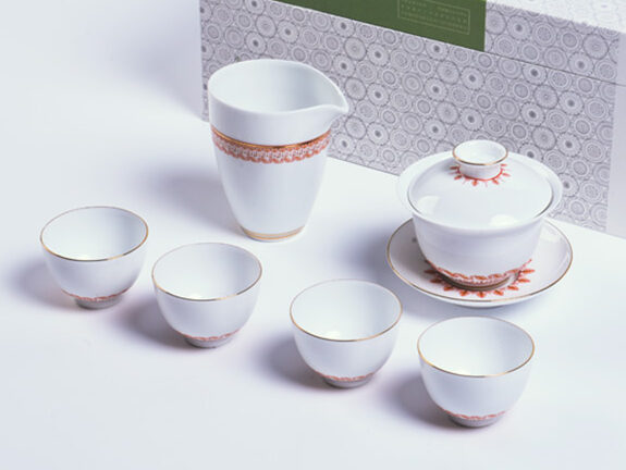 Whisper of Heart Ceramic Tea Set