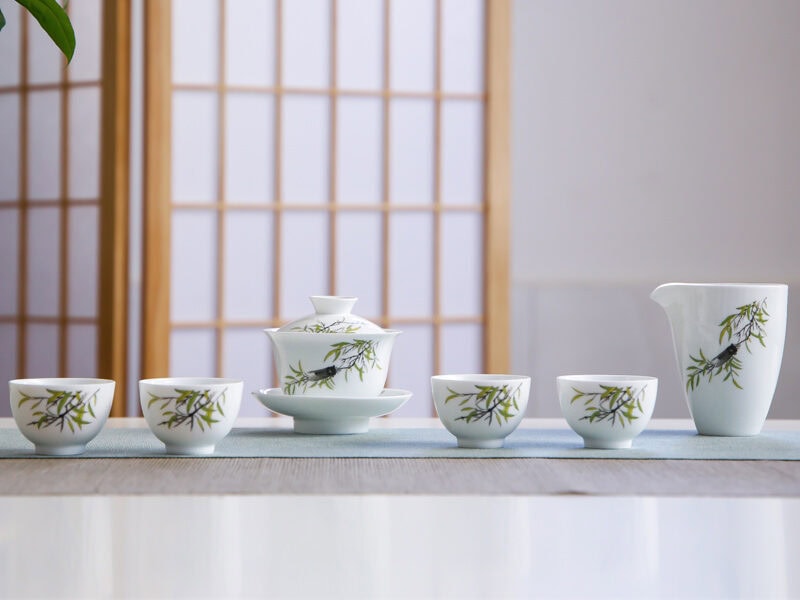 Summer Glimpse Ceramic Tea Set