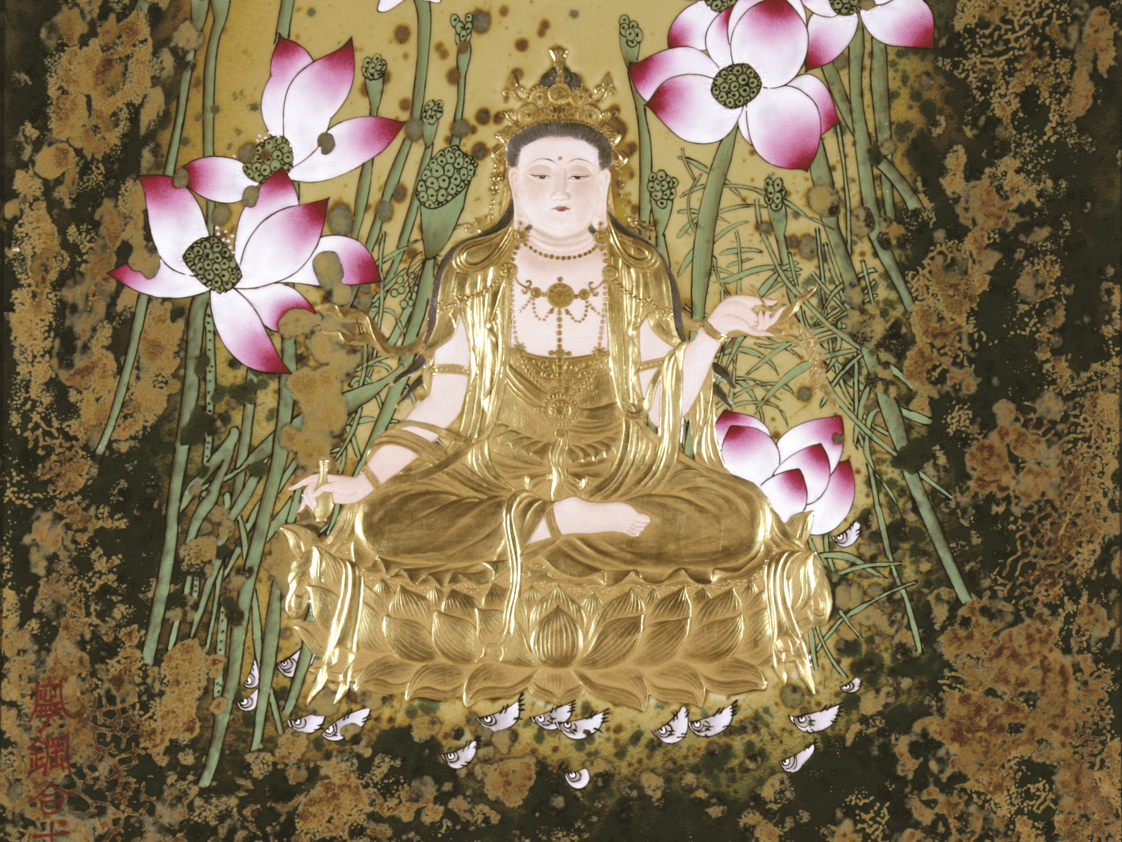 Jingdezhen Ceramic Plaque | Guanyin I