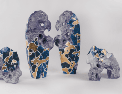 Taihu Stone Ceramic Sculpture