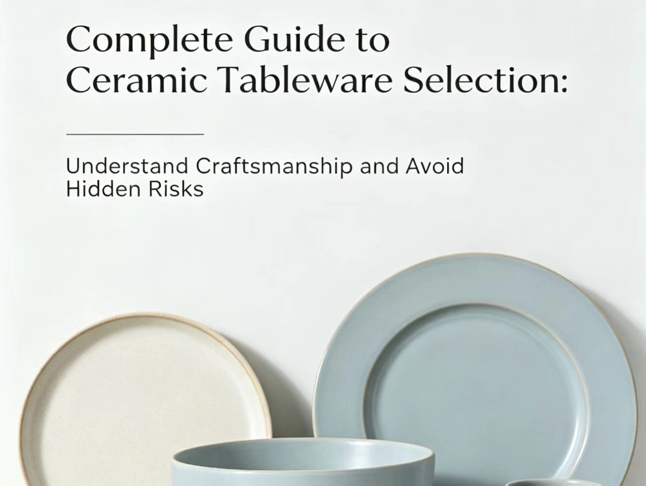 Complete Guide to Ceramic Tableware Selection: Understand Craftsmanship and Avoid Hidden Risks