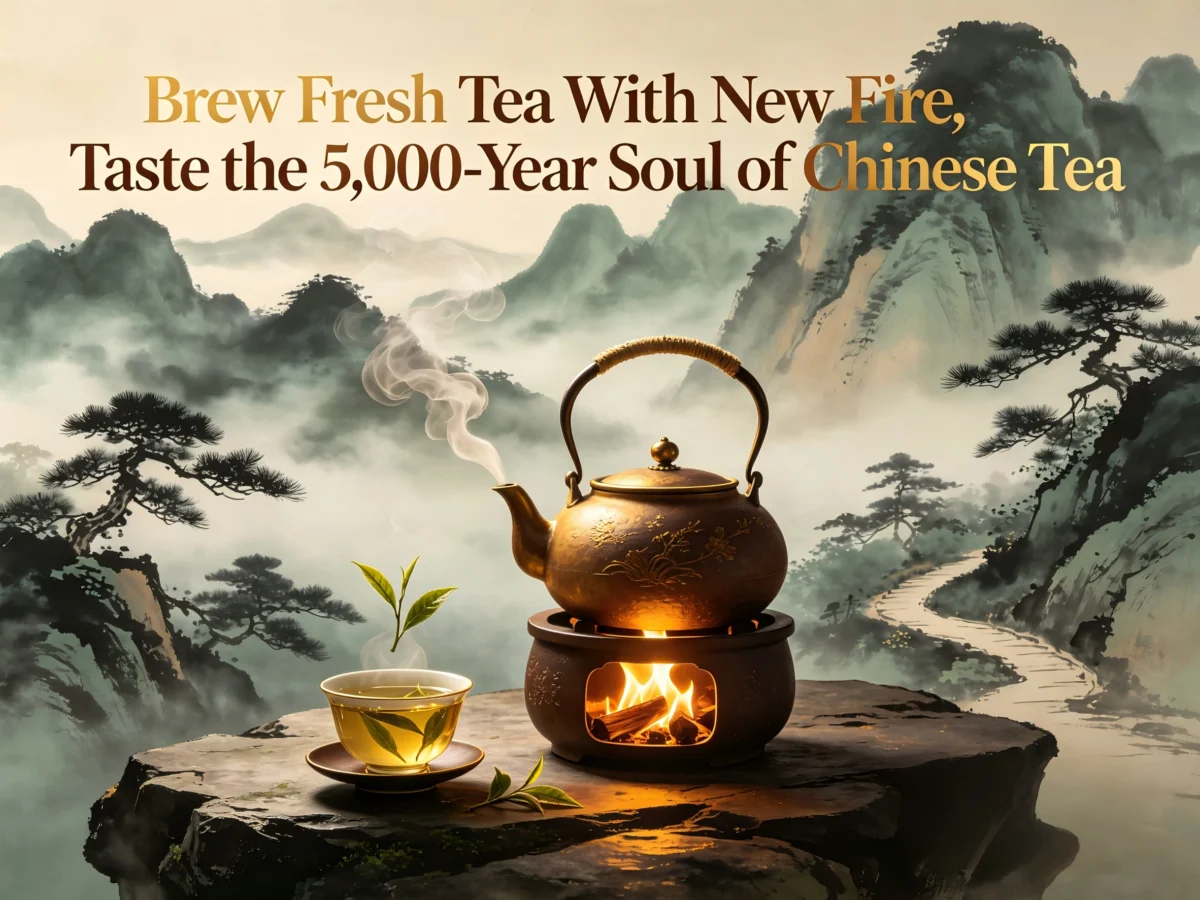 Brew Fresh Tea With New Fire, Taste the 5,000-Year Soul of Chinese Tea