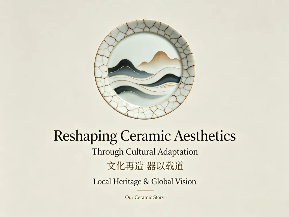 Ceramic art reinterpreted through integrated global concepts.
