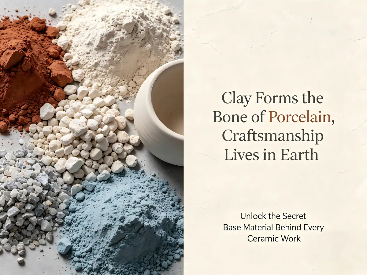 Porcelain Base Material: Discover the secret of ceramics.