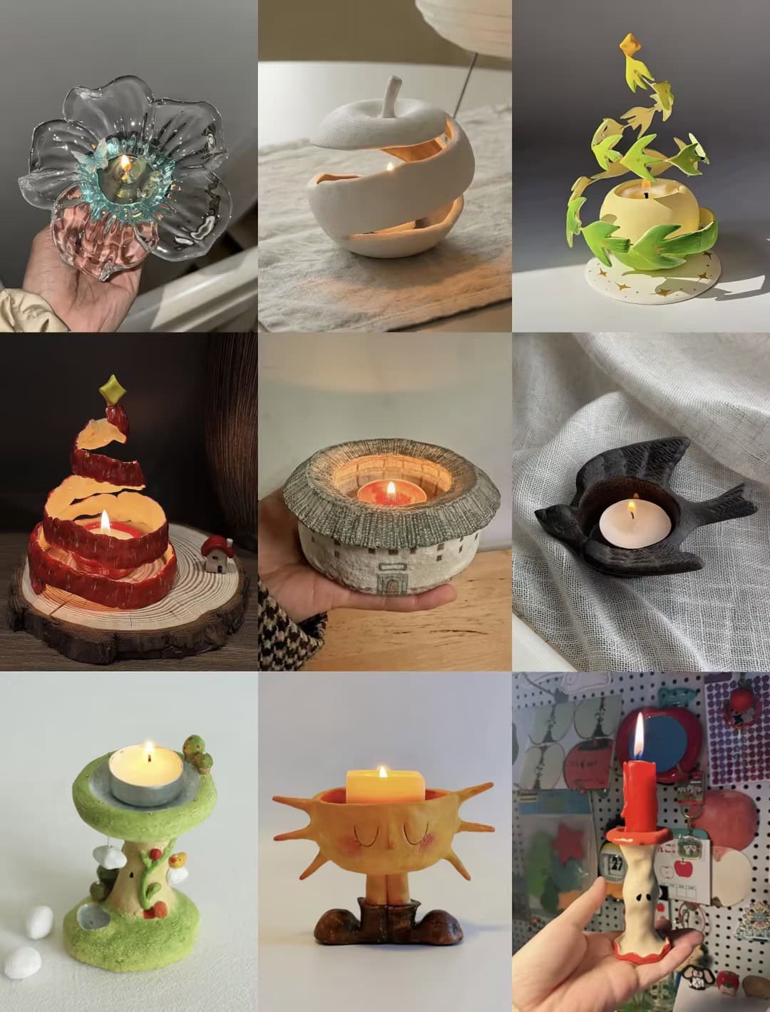 Ceramic Candle Holders