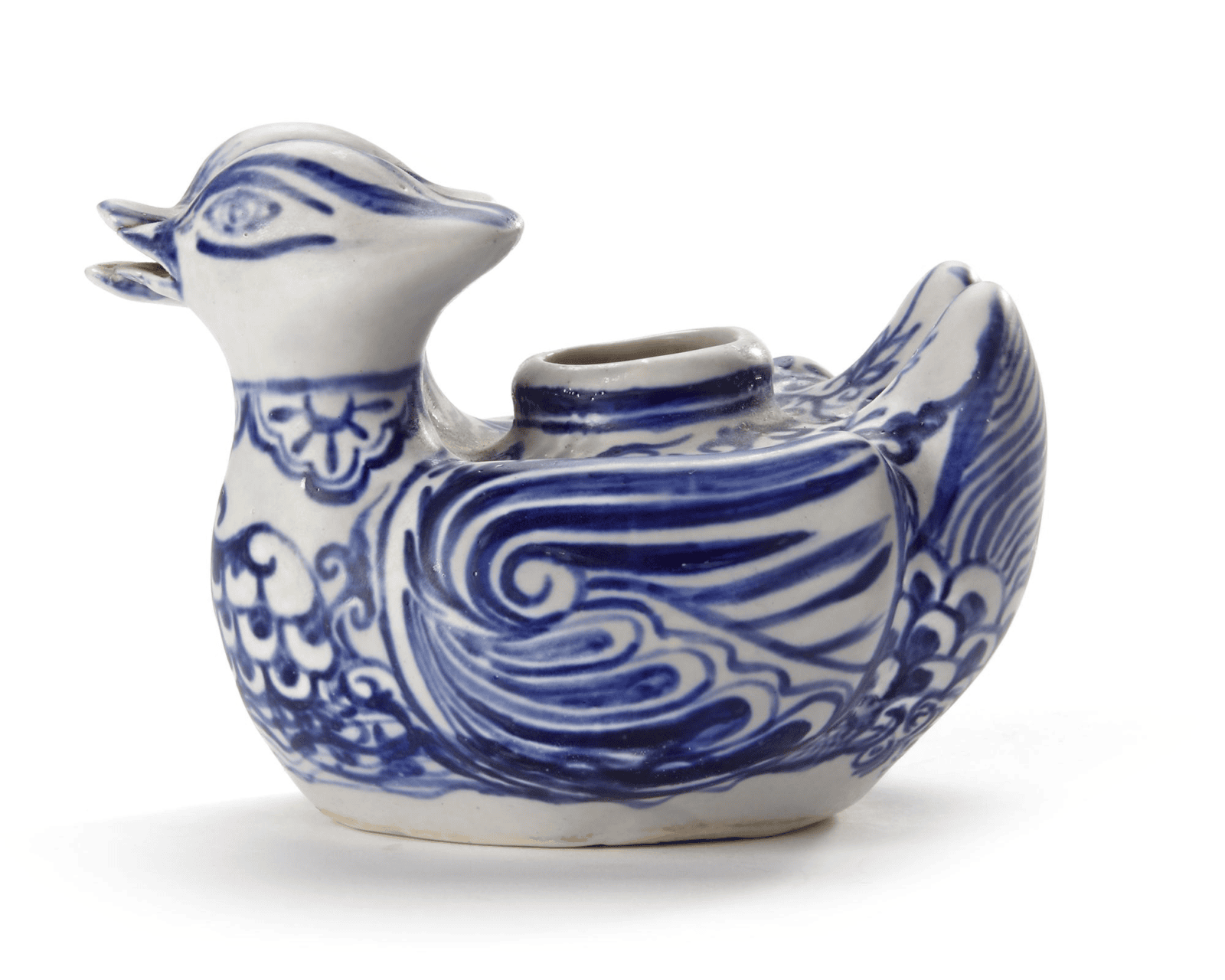 Ming Chenghua Susancai Duck-Shaped Incense Burner