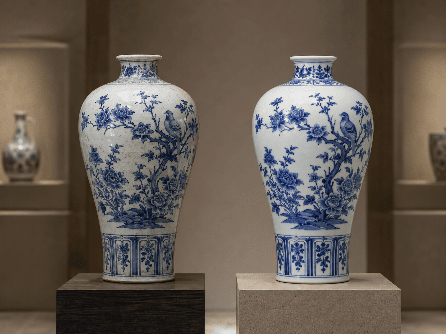 Reproduction Porcelain vs Genuine Antique Porcelain