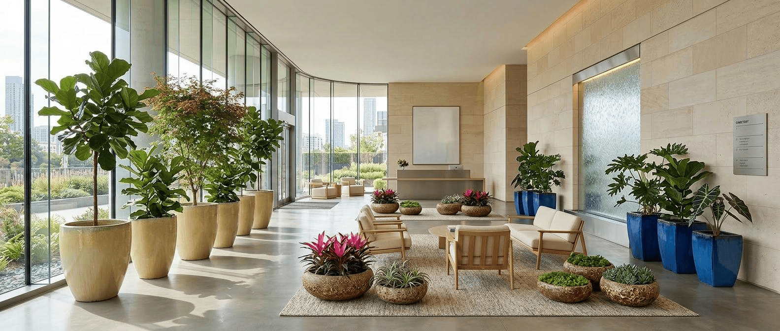 Large Custom Ceramic Planters